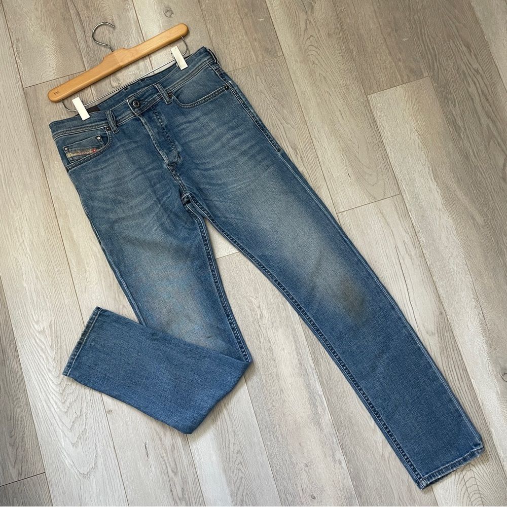 Diesel Slim Jeans tepphar carrot denim mens Blue (size 27x30) streetwear faded